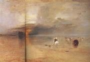 Joseph Mallord William Turner Calais sands,low water (mk31) oil on canvas